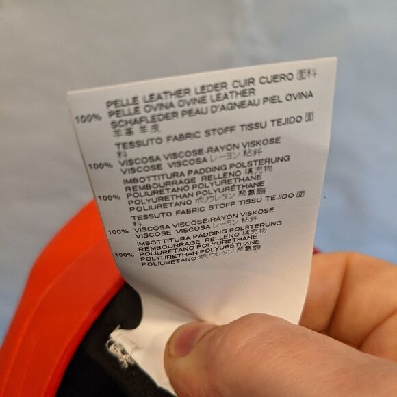 MAISON Margiela Runway red leather skirt 4(40) BNWT - Picture 10 of 11